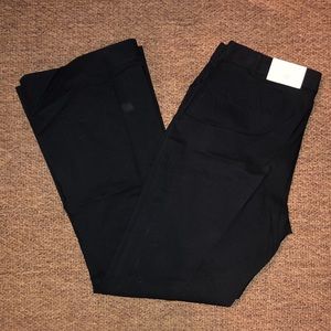 PETITE SOPHISTICATE size 10 Modern Fit Stretchy Navy Blue Straight-leg $49 NEW